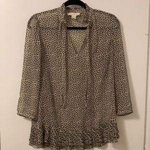 Anthropologie Portrait of a Girl Sheer Tunic. Size 4. Like New